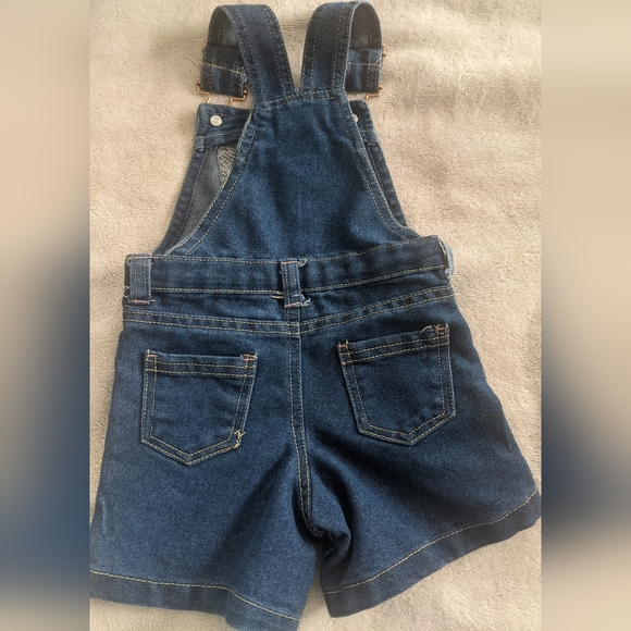 Colette Lilly Butterfly Sequin Denim Shortalls - Picture 4 of 4